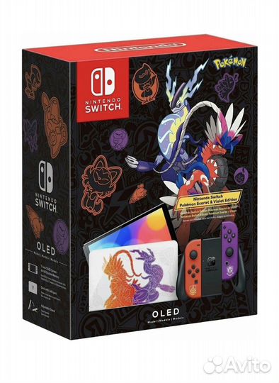 Nintendo Switch oled 64 гб Pokemon Scarlet
