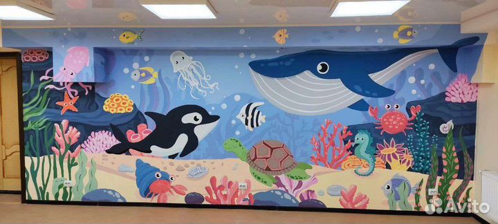 Картины на заказ/ Роспись стен / услуги художника