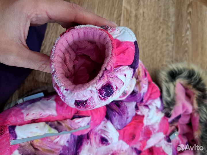 Зимний комбинезон для девочки 80 86