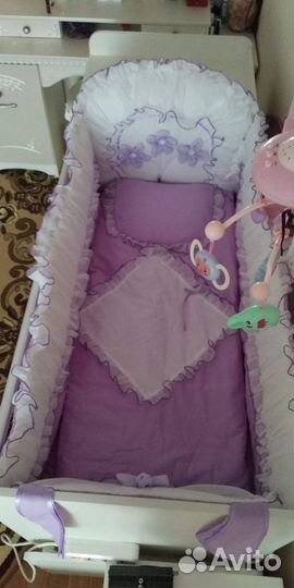 Спальный комплект в кроватку