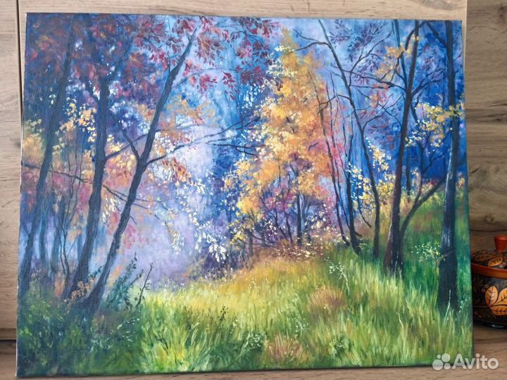 Картина маслом на холсте пейзаж