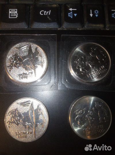 Коллекция монет Олимпиады в Сочи- 2014