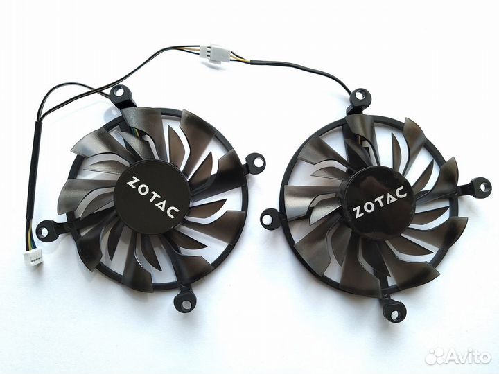 Вентиляторы кулеры для видеокарт-разные