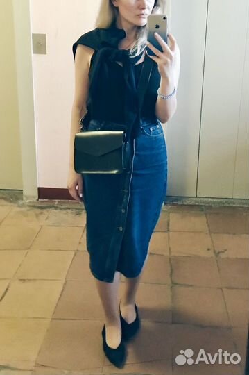 Юбка джинсовая 44