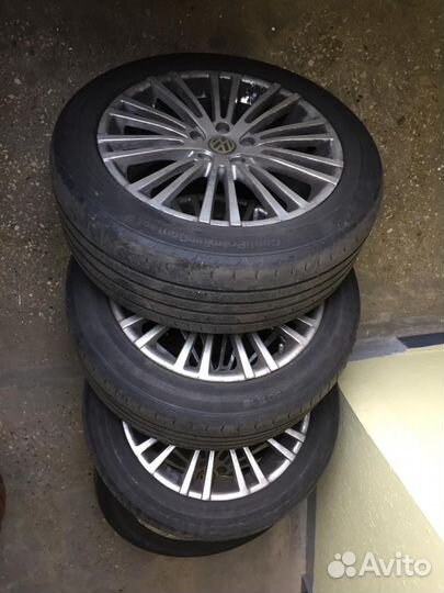 Резина Continental с дисками, 235/50 R18, бу
