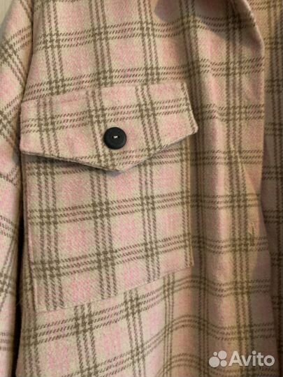 Рубашка теплая клетка