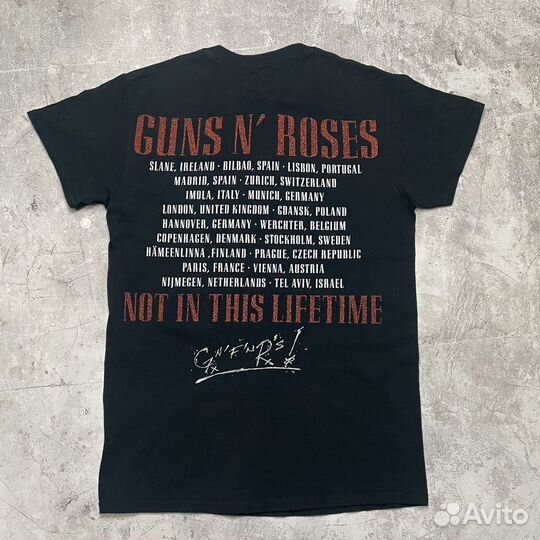 Футболка archive guns and roses vintage big logo