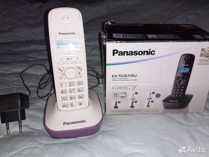 Panasonic цифровой беспроводной телефон kx-tg1611