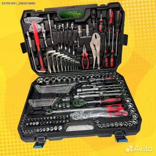 Набор инструментов 150 предмет с молотко