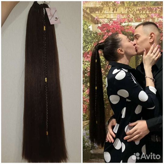 Хвост на резинке, шиньон, подарок