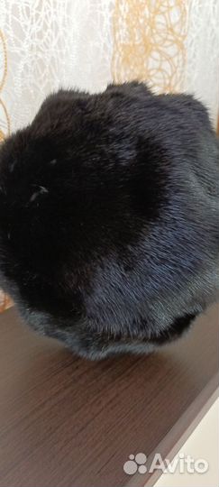 Берет женский норковый 58 размер
