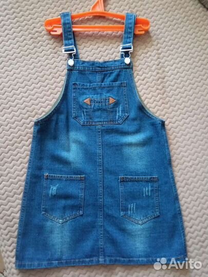 Джинсовый сарафан для девочки