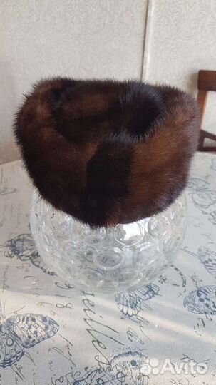 Шапка норковая женская