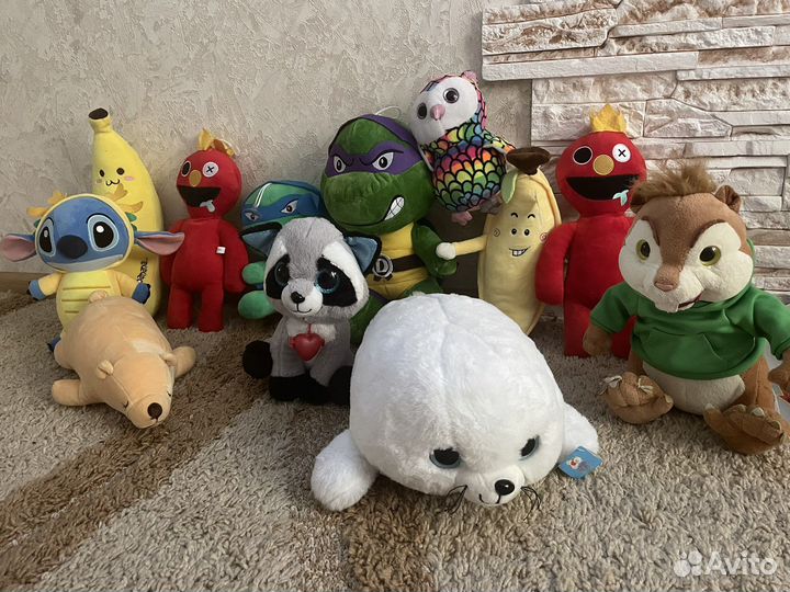 Мягкие игрушки новые