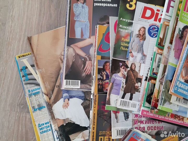 Журналы вязание (46 шт.)