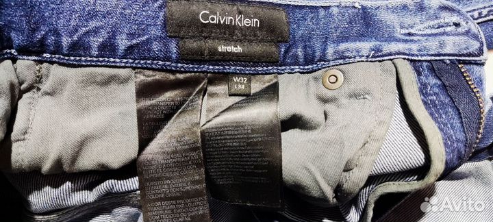 Calvin klein джинсы, новые, w32, l34