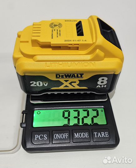 Аккумулятор dewalt 20v