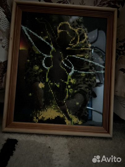 Картина 20х25, алмазная мозайка «Фея Тинкербелл»