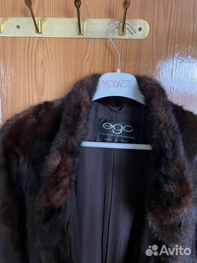 Шуба норковая 42 44 бу до колени