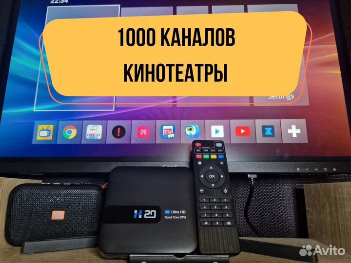 Тв приставка смарт настроенная Hongtop H20 2/16