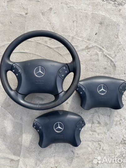 Подушка безопасности в руль Mercedes class w203