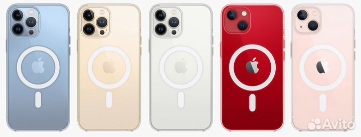 Чехол прозрачный MagSafe на все модели iPhone