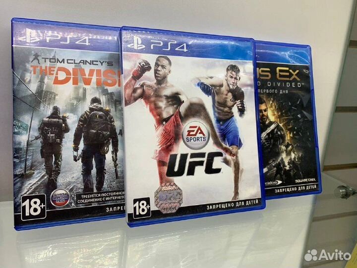 Диски с играми для Sony PlayStation 4