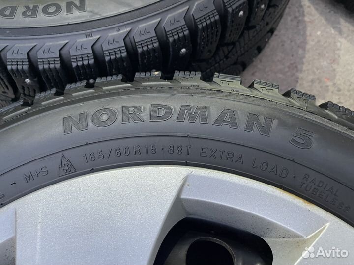 Колеса skoda rapid Nokian Nordman 185/60 R15
