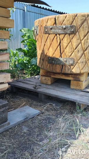 Колода дубовая для рубки мяса высота 70 см