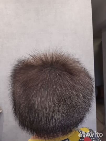 Шапка женская чернобурка