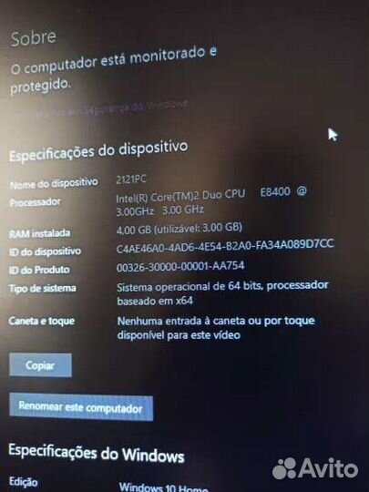 Intel core 2 duo e8400