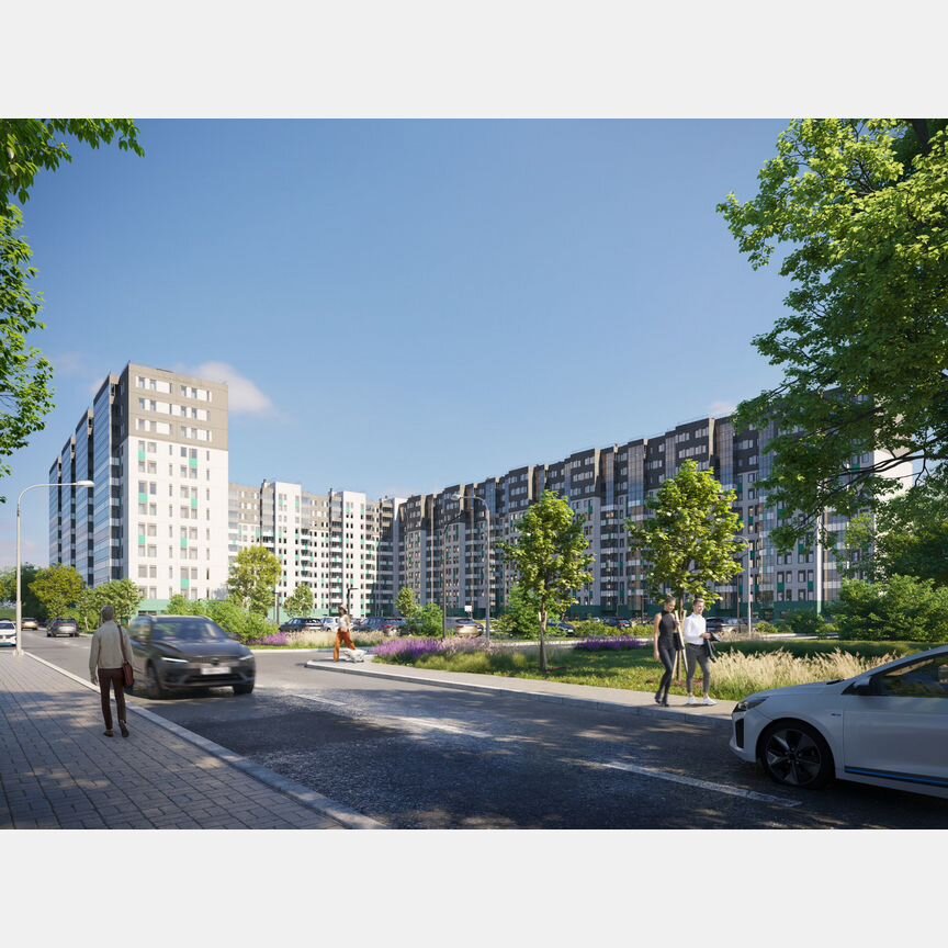 1-к. квартира, 37 м², 2/12 эт.