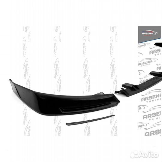 Юбка переднего бампера для KIA RIO 4