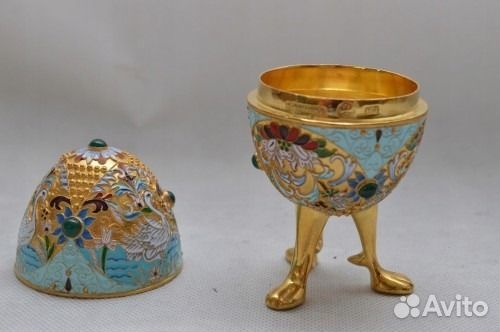 Яйцо Карл Фаберже 130 гр уникальная работа