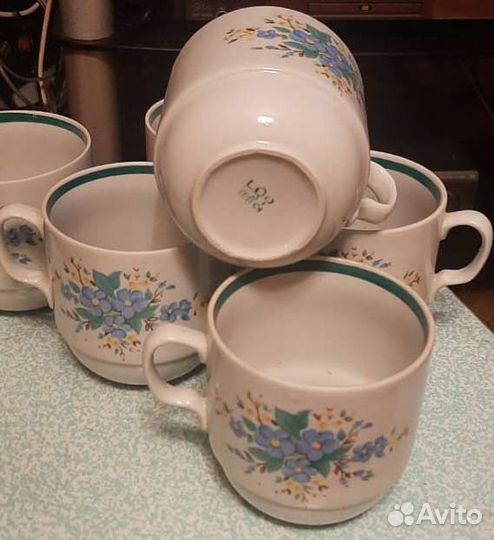 Чайные кружки 6 штук