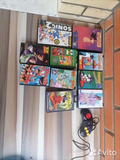 Картридж Sega джойстик