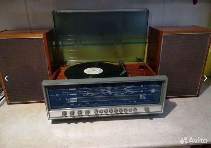 Радиола Вега 312 + Колонки родные СССР