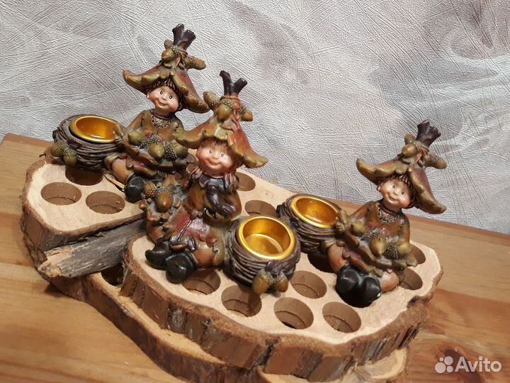 Подсвечник статуэтка в наличии три штуки