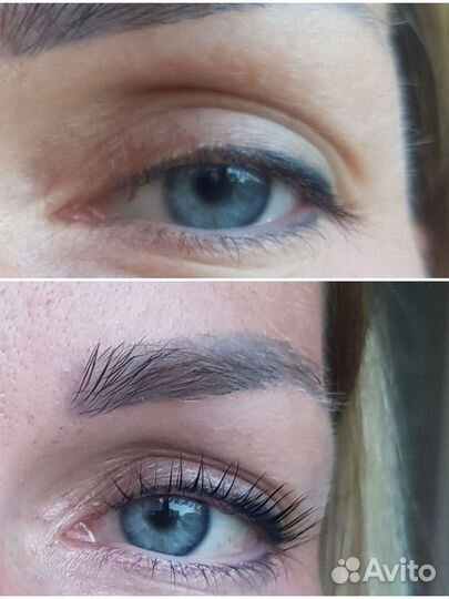 Ламинирование и окрашивание ресниц