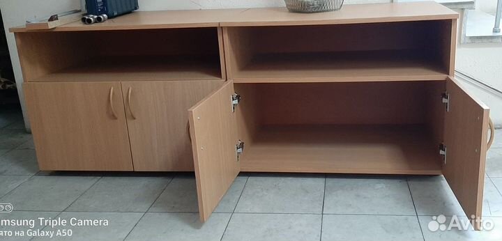 Продам тумбу офисную для оргтехники цвет Вишня Окс