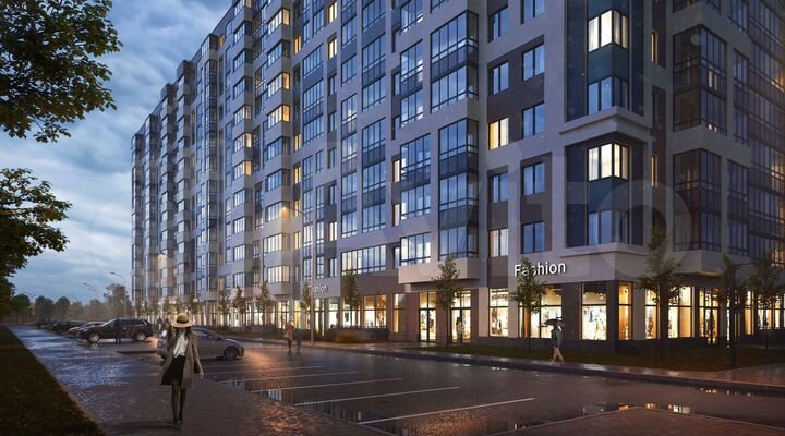 Квартира-студия, 24,3 м², 4/13 эт.