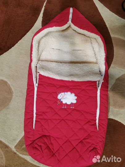 Зимний конверт в коляску