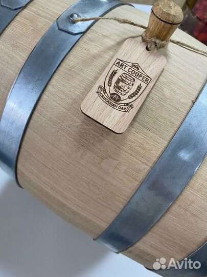 Бочка дубовая 5,10,15 литров