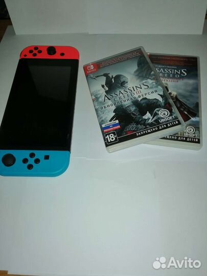 Игровая приставка Nintendo Switch +игры