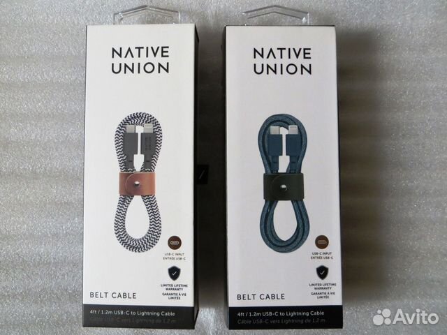 Кабель Native Union USB-C/Lightning Belt Cable