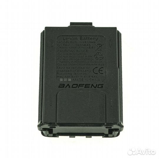 Aккумулятор для рации UV5R 1800 mAh (BL-5,7.4В)