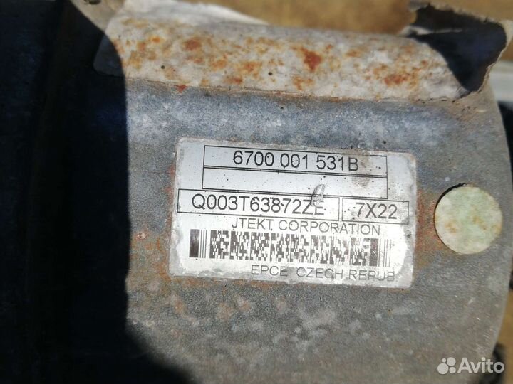 Рейка рулевая Пежо 207