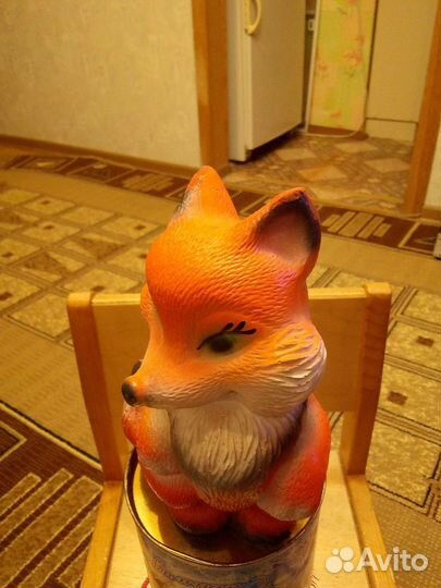 Лиса копилка очень симпатичный подарок