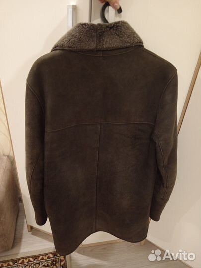 Мужская натуральная дубленка