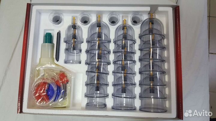 Вакуумные банки для массажа Премиум